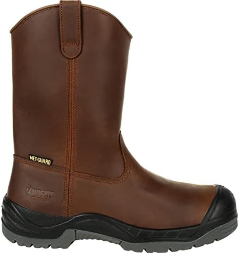 Rocky Men's Worksmart Composite Toe Internal Met Guard Work Boot Mid Calf, Brown, 13 M US | Image 6