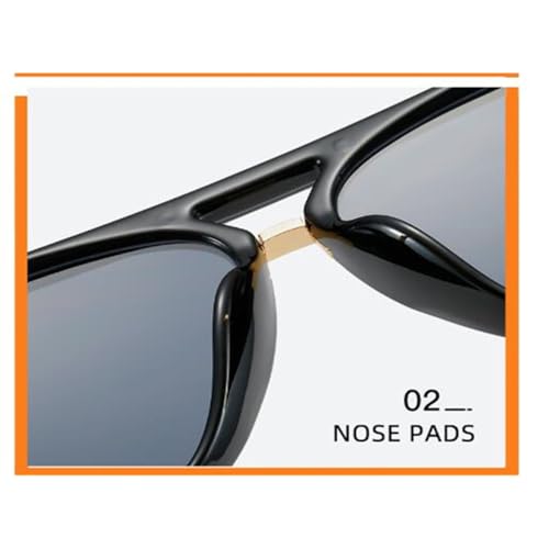 MTONY sunglasses sun protection glasses metal sunshade mirror4