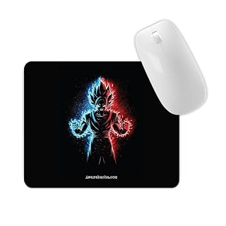AWARA BACHA Anime Mouse Pad for Laptop Desktop PC Gaming Mousepads Rubber Base with Anti Skid Smooth Surface (Goku - 1)