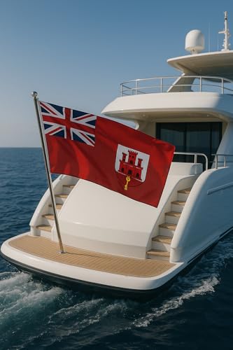 Drapeau Gibraltar Red Ensign pour remplacer votre pavillon usé - 3