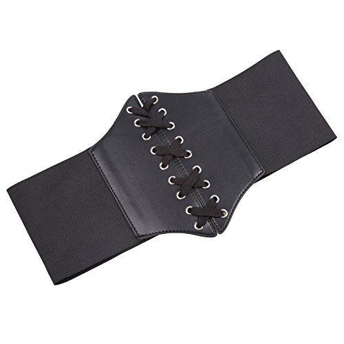 Grace Karin Women's Vintage Victorian Plus Size Corset Steampunk Belt For Dress(M,Black) #TOP2