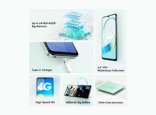 Image of itel A05s | Upto 8GB RAM with Memory Fusion & 64GB ROM| Type-C Charging | 100 Days Free Screen Replacement | Meadow Green