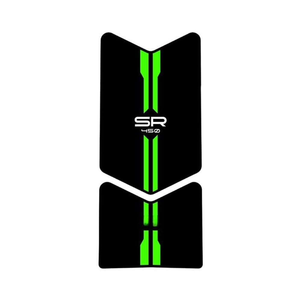 Autocollant de protection réservoir moto CFMOTO 450SR 2022-2024 vert antidérapant