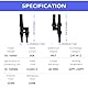 Solar Y Stecker PV Stecker Solarkabel Y-Verteiler 6mm2 für Parallelschaltung Abzweigbuchsen Solarstecker Männlich/Weiblich, IP67 Wasserdicht (2 Paar)