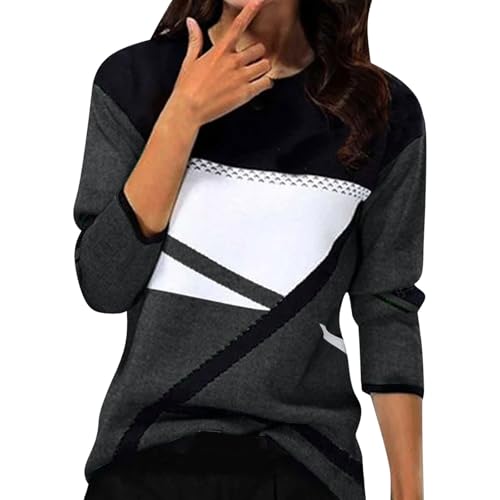 KILOXYEFRO Damen Pullover Herbst Winterpullover Damen Warm...