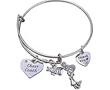 Infinity Collection Cheer Coach Bracelet- Cheerleading Coach Bracelet- Bangle Bracelet- Cheer Jewelry - Perfect Thank You Gift for Cheer Coaches