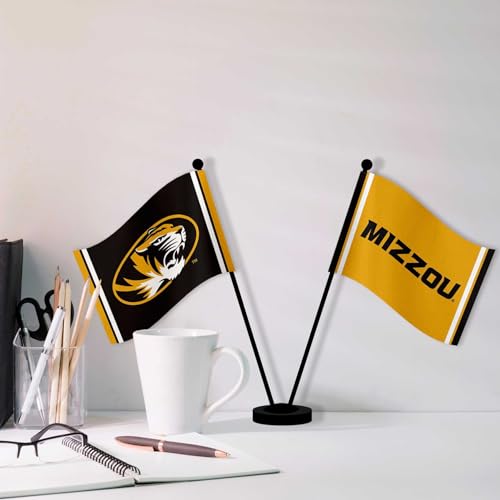 Drapeaux de bureau Missouri Tigers mini pavillon de table