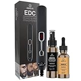 Aberlite Bundle Beard Straightener Kit Beard Straightener Oil Beard Heat Shield Beard Straightener...