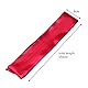 EROSPA® Weiche Satin Augenbinde Augenmaske Fetisch BDSM - 150 x 8 cm - Schwarz Rot