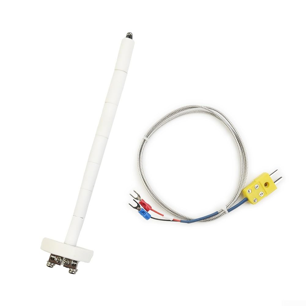 Typ K Thermoelement Keramik Ofen Sonde 2302 ° F 1300 ° C 11G Hohe Werkzeug Garten, Hohe Werkzeug Temperatursensoren Thermoelement Thermometer & Sonden