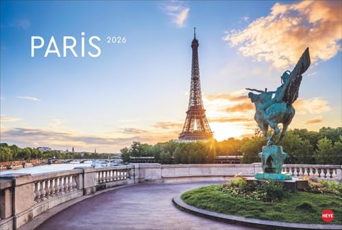 Paris Edition 2026: Ein Must-have für alle Fans der Stadt der Liebe: Die schönsten Seiten der französischen Hauptstadt in einem großen Fotografie-Kalender im Format 58 x 39 cm
