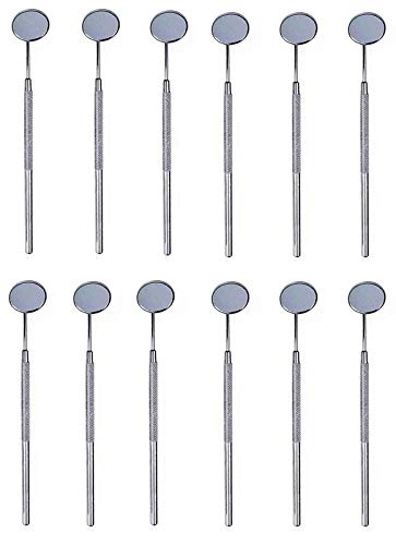 FORGESY 12 pcs Dental Mouth Mirror with Handle #5 ENT Surgical Dental Instruments (B08N1B8T7B) Amazon Price History, Amazon Price Tracker