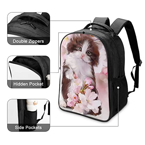 Sac d'école chat soulageant le dos des enfants - Cartable 3D confortable - 4