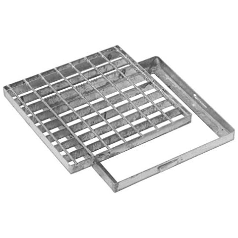 Jardibric GCG200 - Rejilla para recogedor de agua de lluvia con marco de acero galvanizado Cover