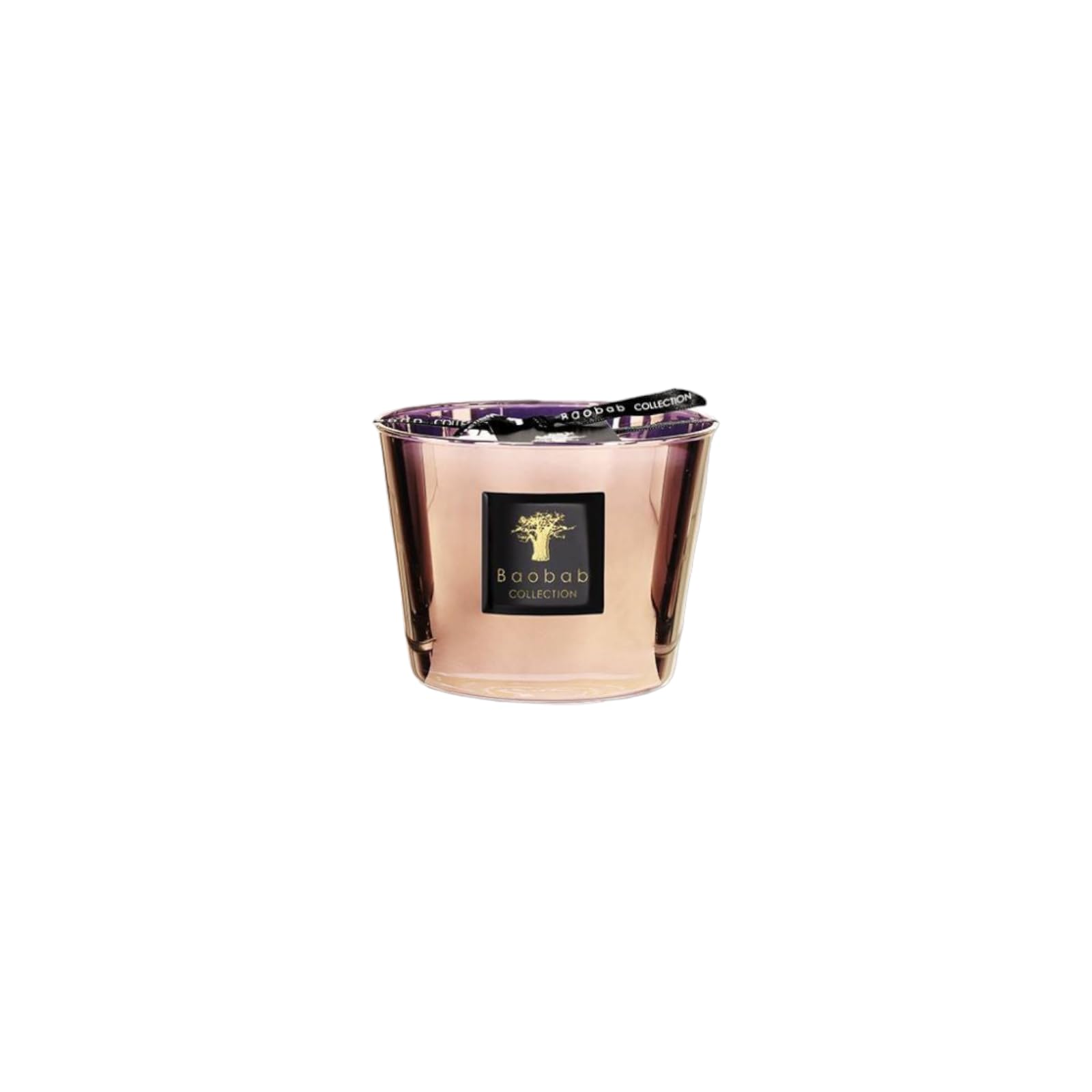 Baobab Les Exclusives Cyprium Kerze Glas in Kupferoptik Sandelholz Pfeffer Moschus 500g, Maße: ca. 10cm, MAX10CYP
