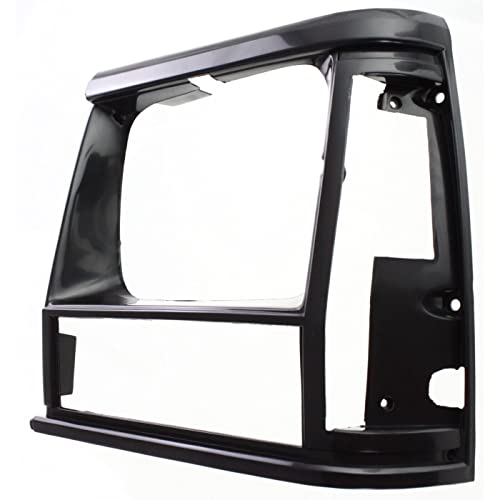 I-Match Auto Parts | Left Driver Side Headlight Door Bezel Headlamp Cover Assembly | Replacement For 1991-1992 Jeep Comanche, And 1991-1996 Jeep Cherokee | 5Bl63Kw7 + Ch2512124 #TOP5