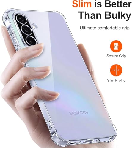 Image of ShieldTech Back Cover Case for Samsung Galaxy A57 5G | Camera Protection | Transparent Mobile Phone Back Case Cover for Samsung Galaxy A 57 5G | Samsung A57 5+G TPU Transparent Back Cover Case