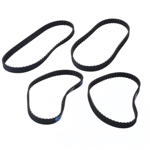 Hoite 4 PCS 150XL037 Zahnriemen Ersatz Gummi Antriebsriemen 75 Zähne Zubehör