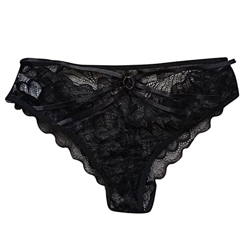 Women Soft Lace Floral Panties Briefs Comfy Breathable Sexy Strappy Underwear Thongs G Strings Low Rise Full Coverage Stretch Seamless No Shows Underwear Hipster Bikini Underpants Lingerie #TOP5