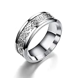 Ocasiones: ¡Trajes de diseño de moda para diariamente y perfecto como herramienta de alivio del estrés! Puedes girar el anillo con el pulgar y el índice.