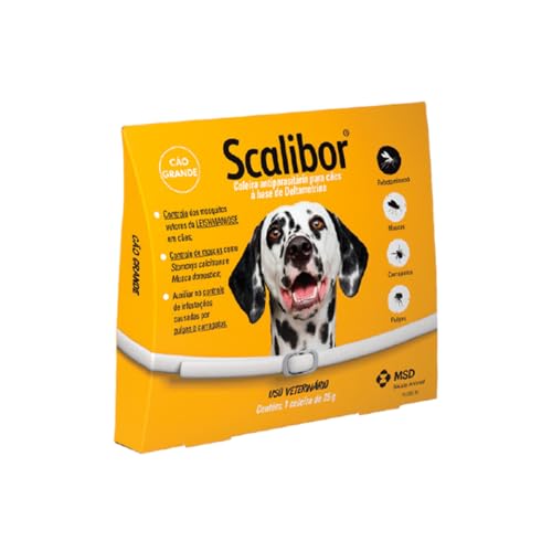Scalibor Coleira Antiparasitária 65cm para Cães Scalibor para Cães, 65 cm,  
