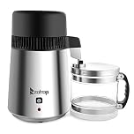 Karlhome 4L Water Distiller Machine, Stainless Steel Distilled Water for Home Countertop, BPA-Free Container & Stainless Steel Interior, 750W Distilled Water Maker Purifier, 220V