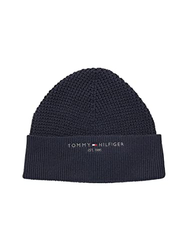 Tommy Hilfiger Herren Th Horizon Strickmütze, Space Blue, OS, Space Blue,...