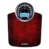 EILISON Highly Advance 2-in-1 Digital & Analog Weighing Scale for Body Weight-400lbs, 4 High Precison GX Sensor Accurate, Thick Tempered Glass, Extra Large Display (Red)