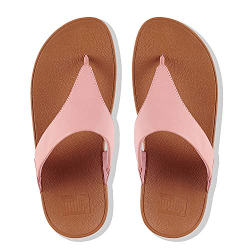 Image of FitFlop Women's Lulu Leather Toe-Post Thong Sandals