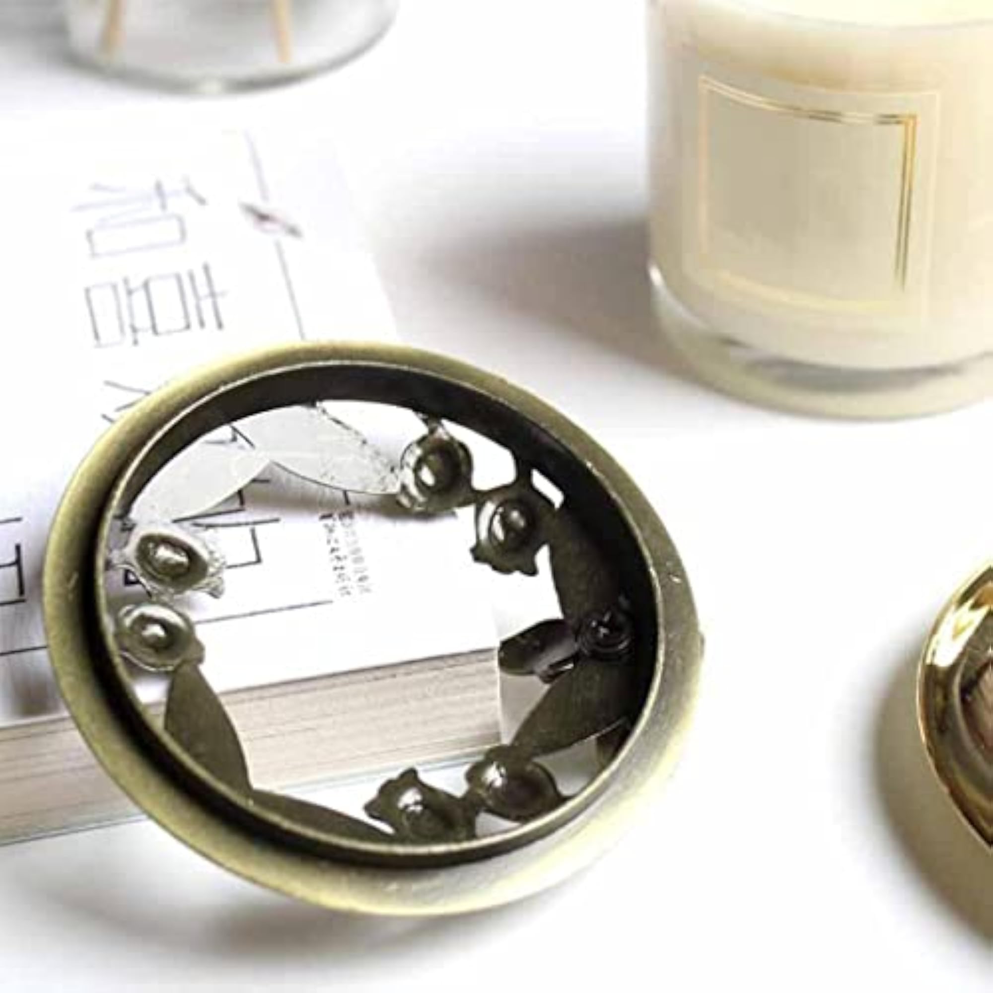 Candle Lid Cover Shades, 2-Pack Jar Candle Accessories