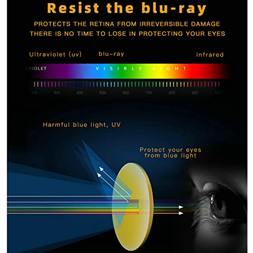 Full Lens Magnification Safety Glasses with Black Frame | Clear Lens | | Magnifying Reading Eyewear for Men Sport N453