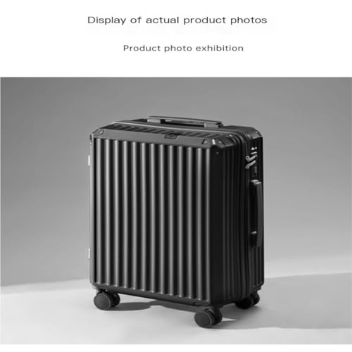 Suitcase Luggage Suitcase For Men And Women 20 Inches New Zipper Silent Universal Wheel Trolley Luggage Code Box Luggage(White,20IN)2