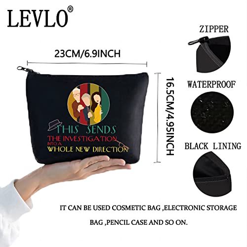 LEVLO Murder TV Show Cosmetic Bag True Crime Fans Gifts OMITB Characters Make Up Zipper Pouch Bag for Women Girls THIS SENDS THE - Image 2