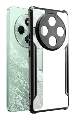 Image of SPAZY CASE Transparent Shockproof Back Cover for Poco M7 5G | Clear Case with Air Cushion Corners | Scratch Resistant Hard Back | Camera & Screen Protection