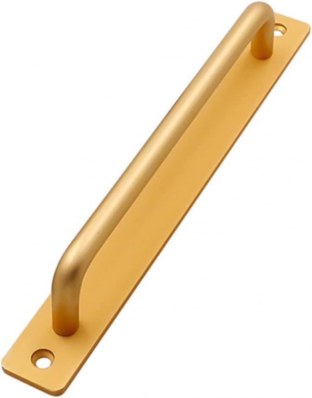 Poignée de porte sans poinçon or en alliage d'aluminium 14.8cm