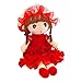 Uposao Bambine Morbide Peluche Bella Bambola di Pezza, Fiaba Principessa Ragdoll Giocattolo Simpatico Cartone Animato Ragazza Bambola Giocattoli di Peluche per Bambini Ragazze Regali
