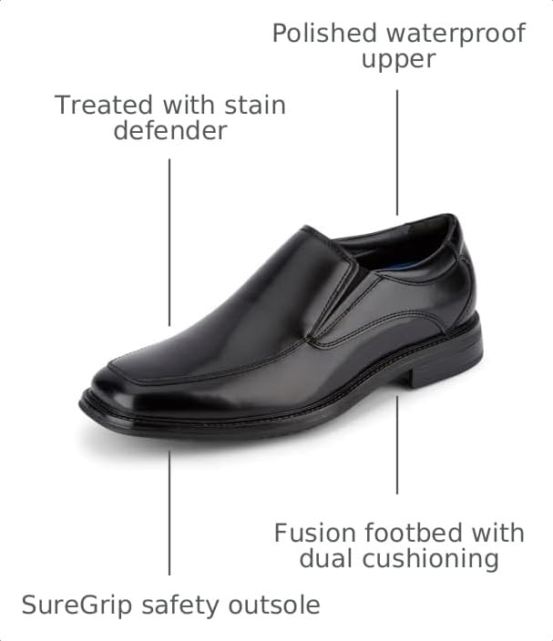 Image of DOCKERS Mens Lawton Slip-Resistant Work Dress Loafer