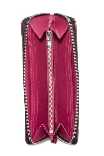 Pre-Loved Black Epi Blooming Corners Clemence Wallet, Black4