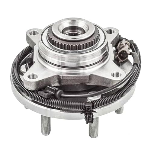 Image of Detroit Axle - Pair Front Wheel Bearing and Hubs Assembly 2WD with ABS 6 Lugs for 2015 2016 2017 Ford F-150 Wheel Hub Assembly RWD