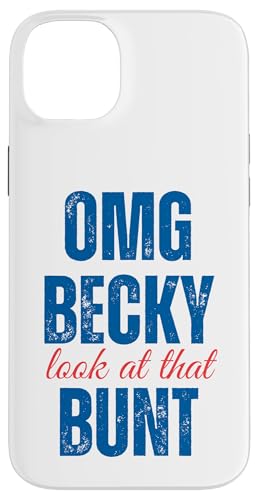 OMG Becky Look at that Bunt �ʔ����싅�\�t�g�{�[�� �X�}�z�P�[�X iPhone 14 Plus �p
