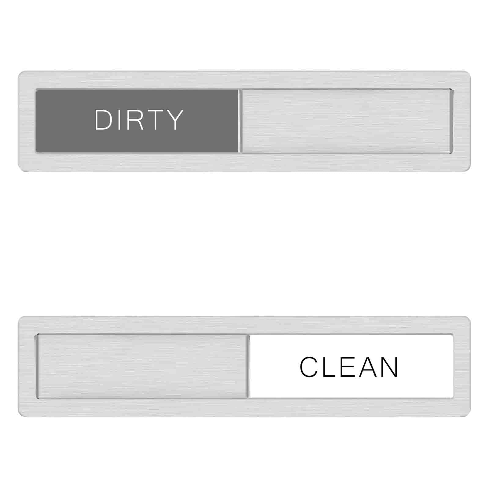 Amazon.com: Dishwasher Magnet Clean Dirty Sign, Premium Stainless Steel ...