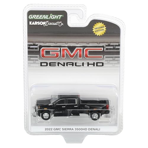 Greenlight 1/64 2022 GMC Sierra 3500HD Denali Dually miniatura 6