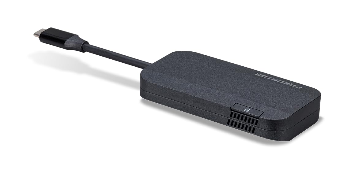 Dongle 5G Predator Connect D5, Plug and Play Via USB-C, débit Maximum de 2.7Gbps, Refroidissement Actif, NanoSim pour Windows 10/11