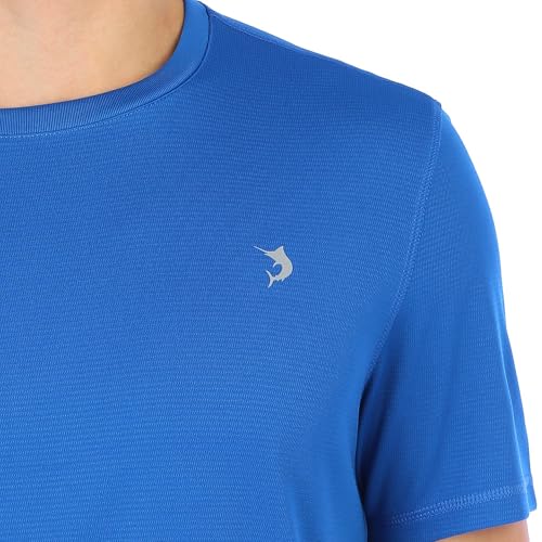 Reel Legends Mens Freeline Solid Short Sleeve Top X-Large Money Blue2