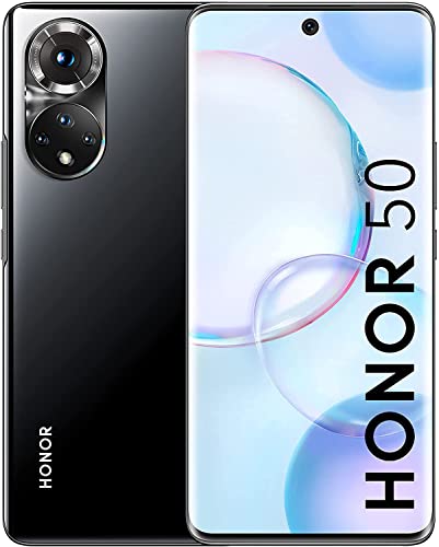 HONOR 50 Smartphone Débloqué 5G – Téléphone Portable 128 Go, 6 Go RAM, Double SIM, 108 MP, 6.57” 120 Hz,- Noir SANS COUVERTURE SANS FILM (Reconditionné)