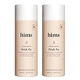 hims Thick Fix Shampoo - Saw Palmetto for Healthy Hair Growth & Thickening - Scalp Cleansing - Vegan, Sulfate-Free & Cruelty-Free - Eucalyptus Scent, 2 pack 6.4 fl oz