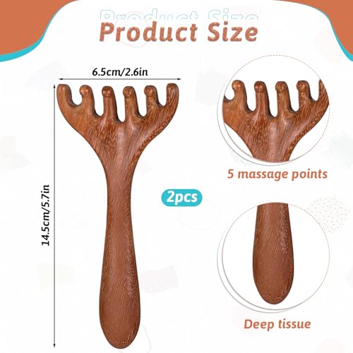 Kopfhaarmassagegerät Kopfhaarmassagegerät Kopfhaut Holz Tragbares Kopfkratzer Massagegerät zur Entspannung Reduzierung Köpfe Massagewerkzeug Kopfhautmassagegeräte Holzkamm für Mutter, Schwester und