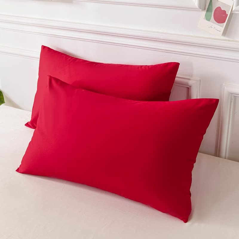 Einfarbiger Kissenbezug aus Baumwolle 40 * 60 cm 50 * 70 cm 50 * 75 cm 50 * 90 cm Kissenbezug Bettwäsche