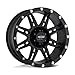 Pro Comp Alloys PXA31 17X9 8X6.5 F-BLK -6MM - PXA7031-7982