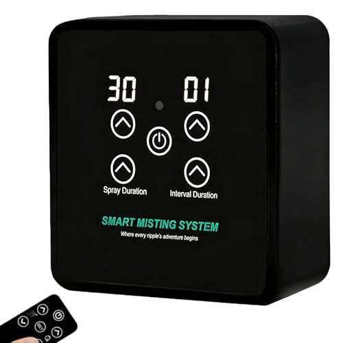 Brumisateur Terrarium avec Minuterie et Télécommande,Système de Brumisation Intelligent pour Reptiles,Humidificateur pour Reptiles,Système de Brumisation...